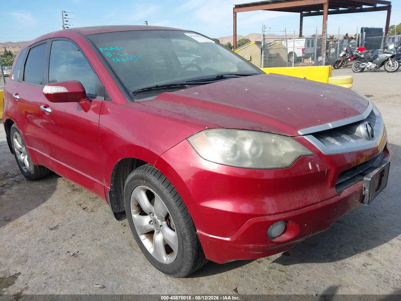 5J8TB18568A****** · 2008 ACURA RDX