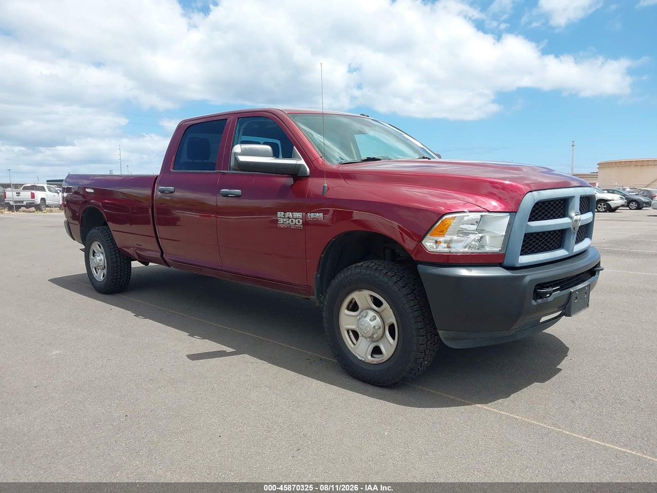 3C63R3GT2JG****** · 2018 RAM 3500 TRADESMAN  4X4 8' BOX