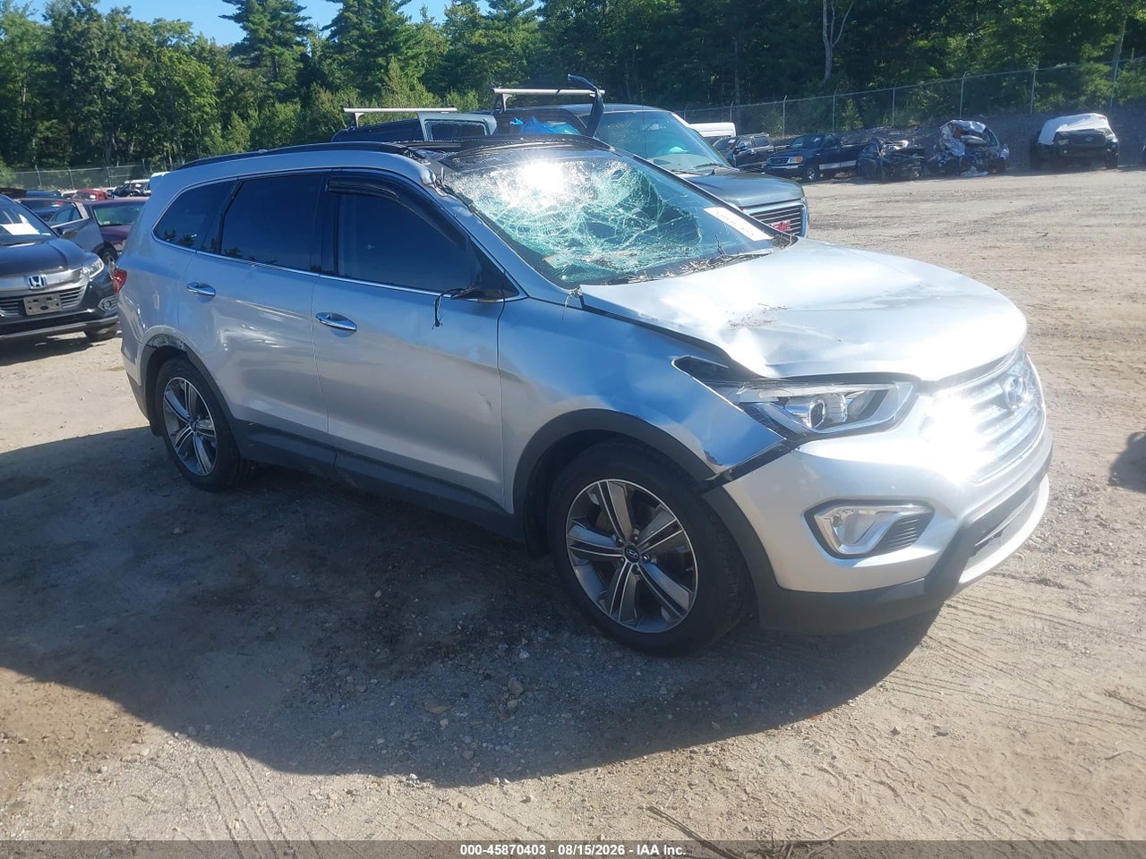 KM8SRDHF7FU****** · 2015 HYUNDAI SANTA FE GLS