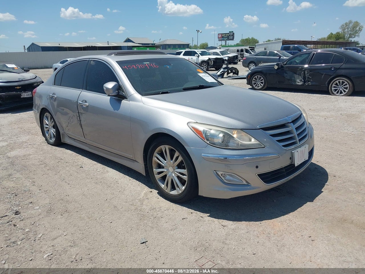 KMHGC4DD2DU****** · 2013 HYUNDAI GENESIS 3.8