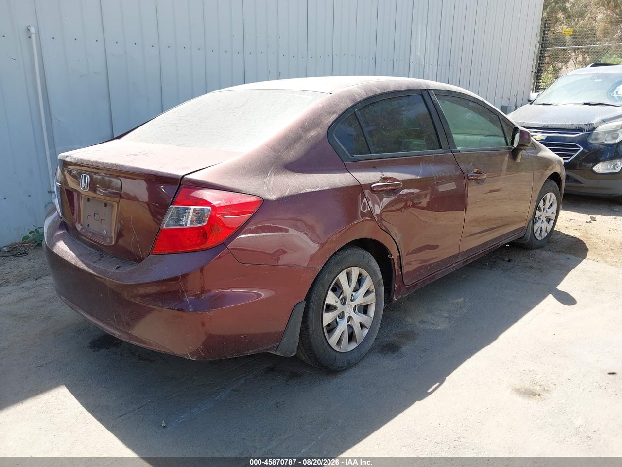 2012 HONDA CIVIC LX · 4/11