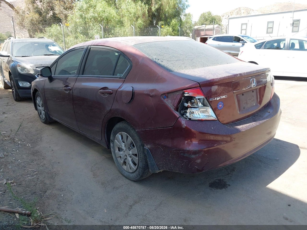 2012 HONDA CIVIC LX · 3/11