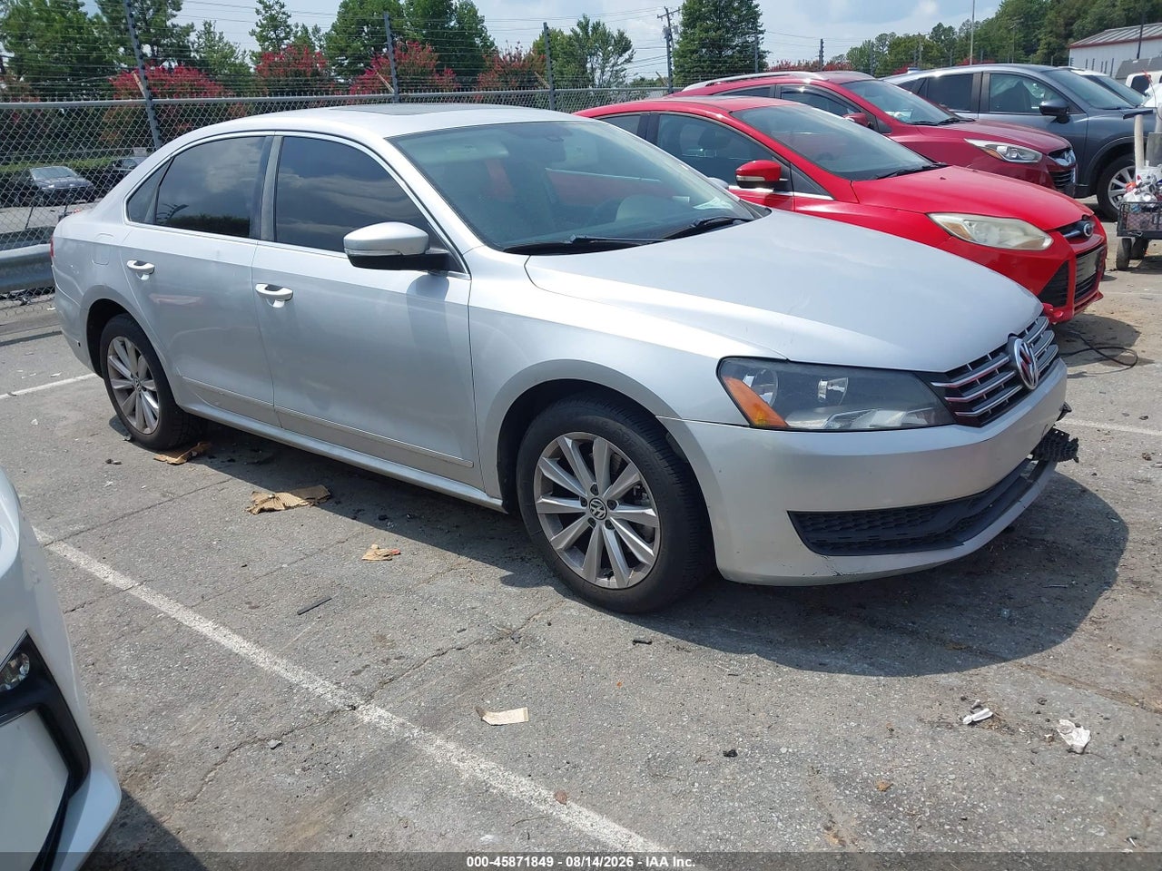 2012 VOLKSWAGEN PASSAT 2.5L SEL