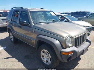 1J4GL48K54W****** · 2004 JEEP LIBERTY SPORT