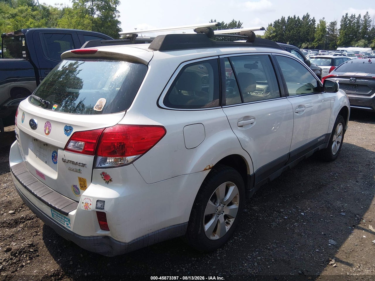 4S4BRBAC6C3****** · 2012 SUBARU OUTBACK 2.5I · 4/11