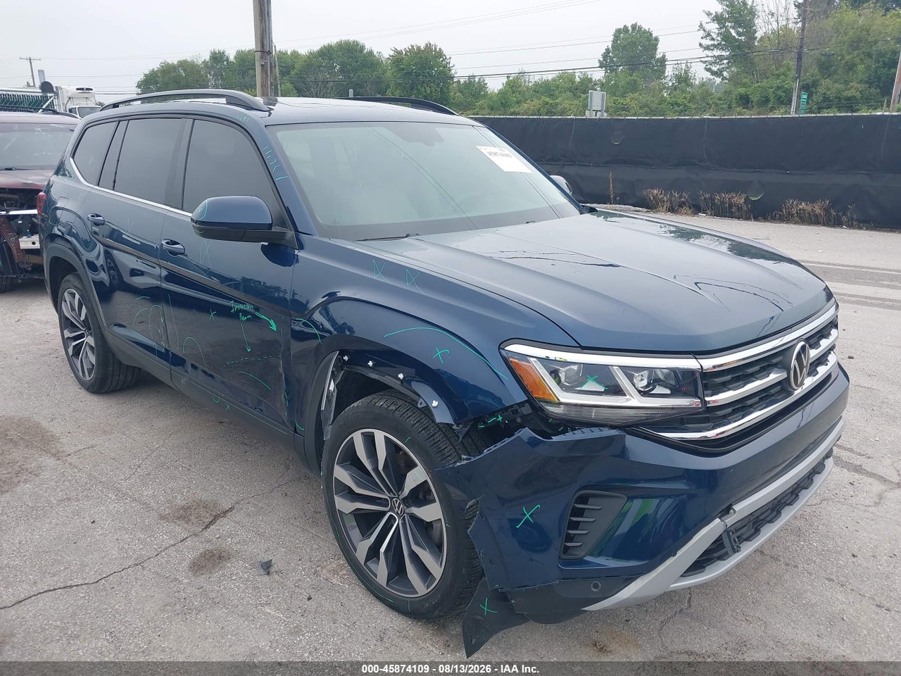 1V2KR2CA1NC****** · 2022 VOLKSWAGEN ATLAS 3.6L V6 SE W/TECHNOLOGY