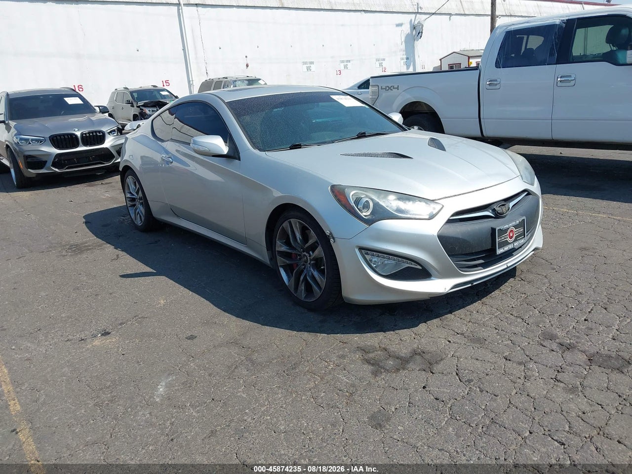 KMHHU6KJ2DU****** · 2013 HYUNDAI GENESIS 3.8 TRACK