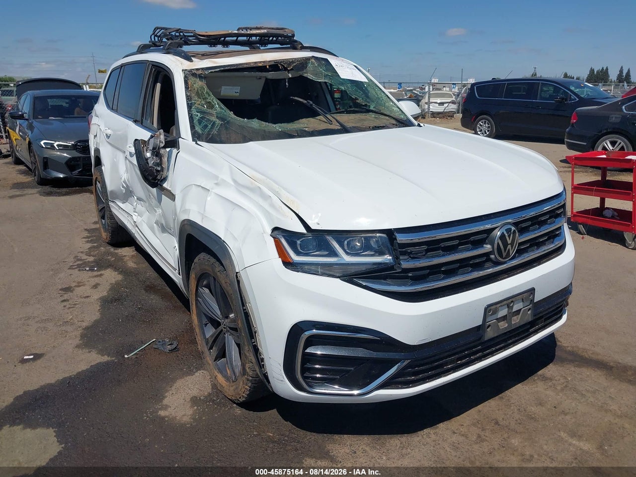 1V2RR2CA9MC****** · 2021 VOLKSWAGEN ATLAS 3.6L V6 SE W/TECHNOLOGY R-LINE