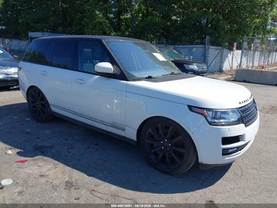 SALGS2EF2GA****** · 2016 LAND ROVER RANGE ROVER 5.0L V8 SUPERCHARGED