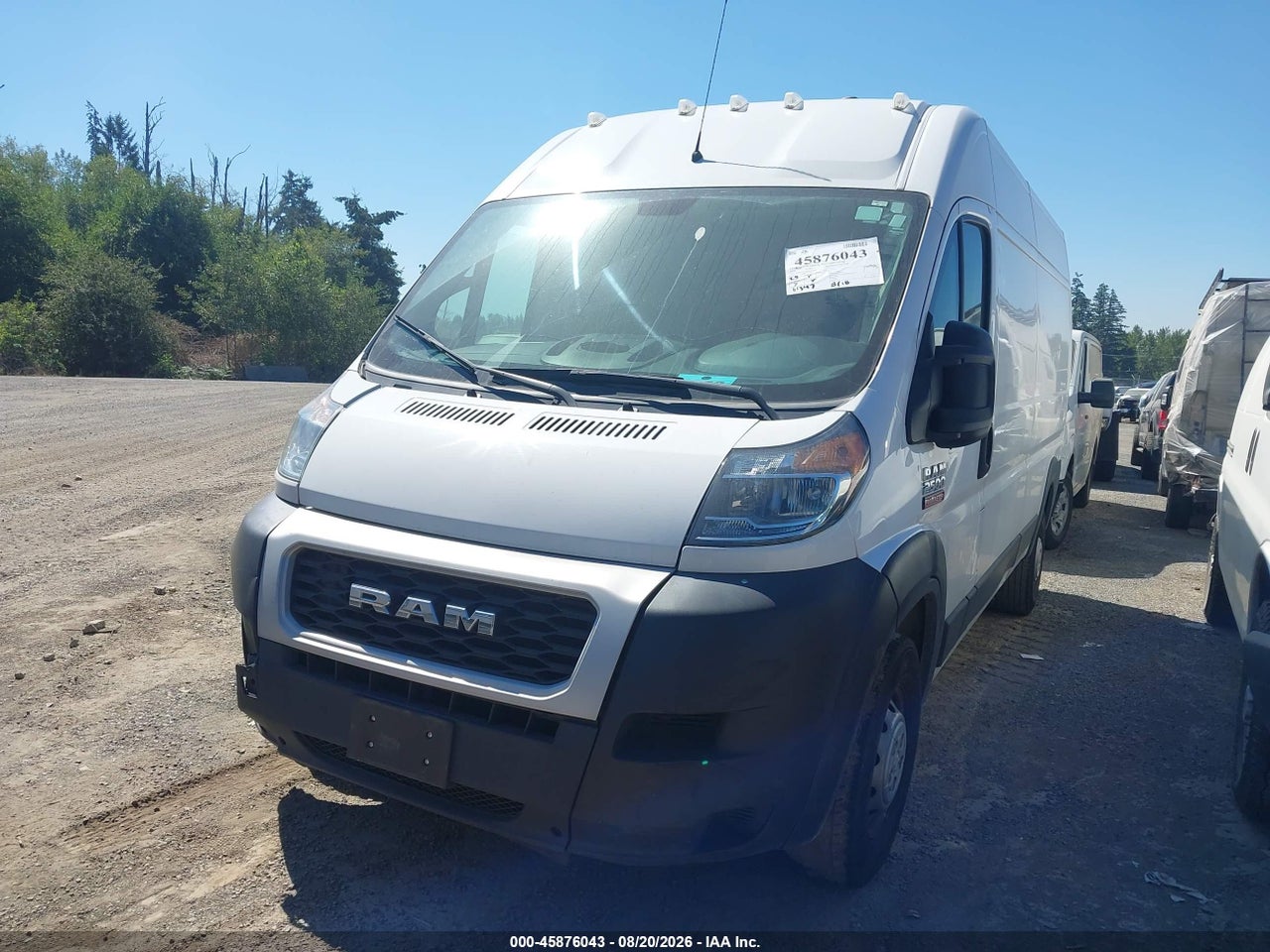 2019 RAM PROMASTER 2500 HIGH ROOF 159 WB · 2/11
