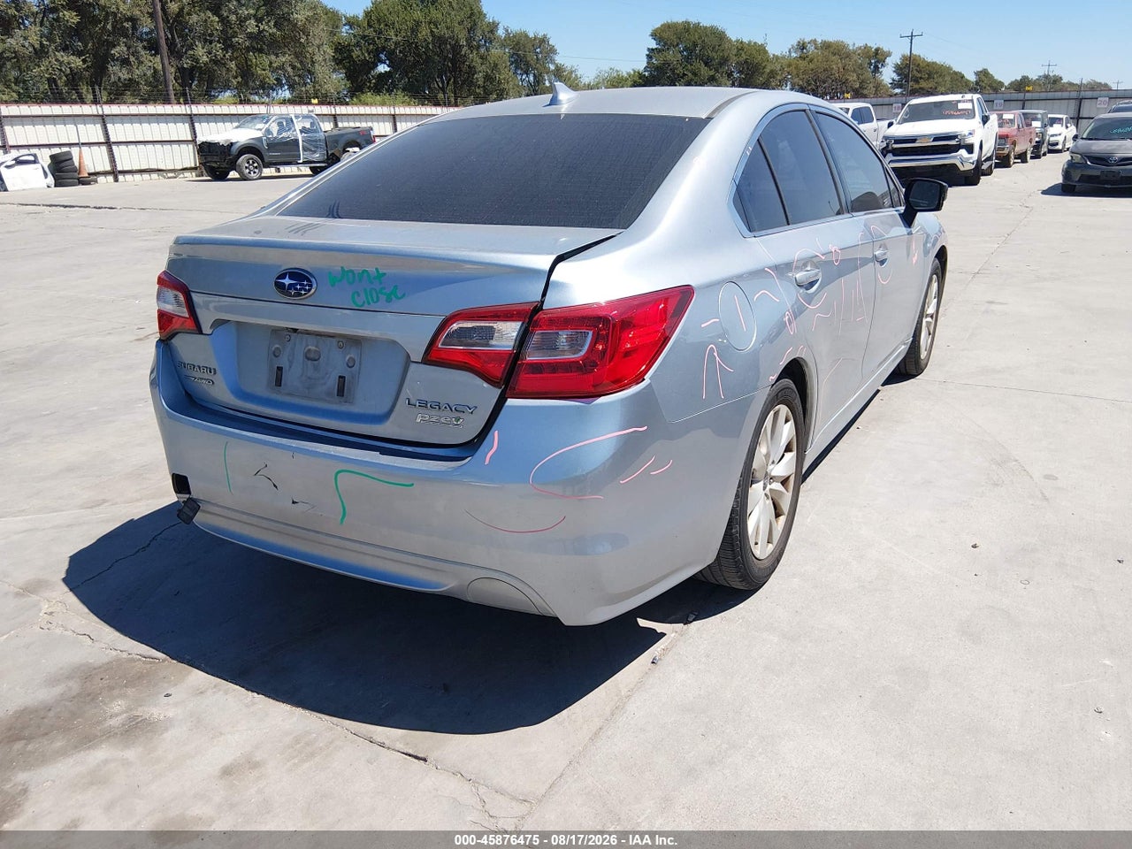 2017 SUBARU LEGACY 2.5I PREMIUM · 4/11