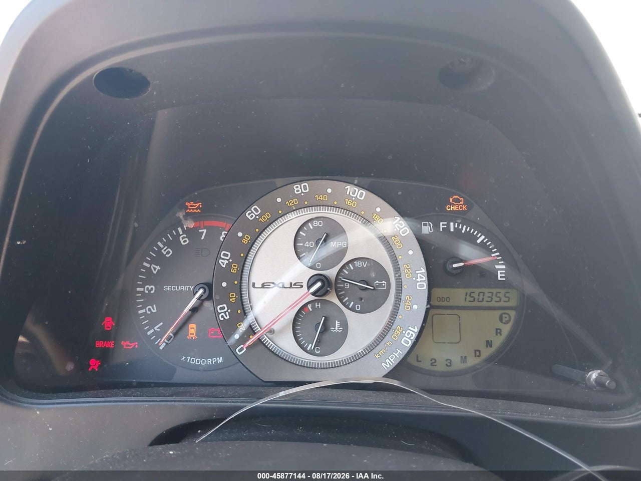 JTHBD192330****** · 2003 LEXUS IS 300   · 7/11