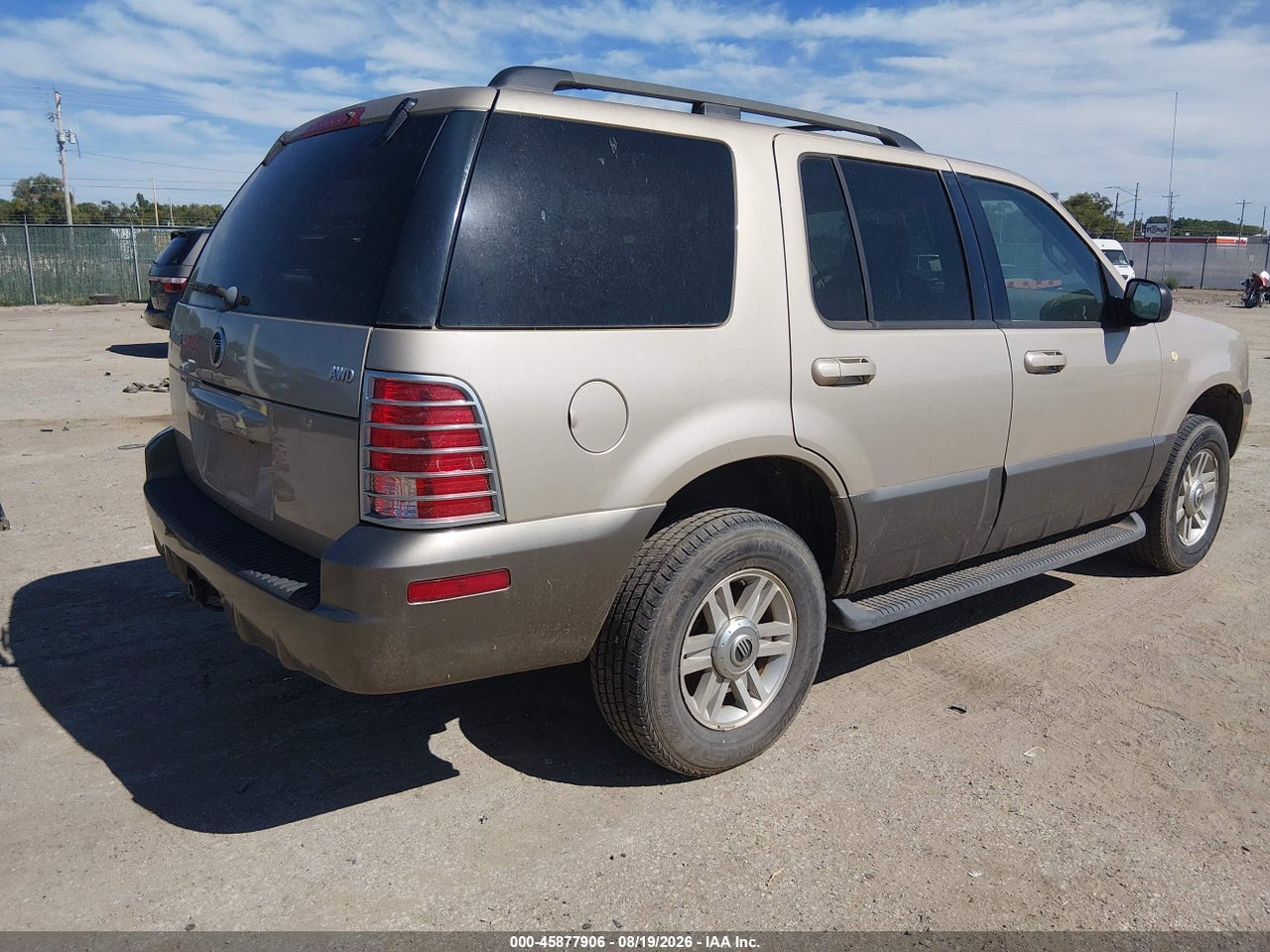 4M2ZU86K74U****** · 2004 MERCURY MOUNTAINEER   · 4/11
