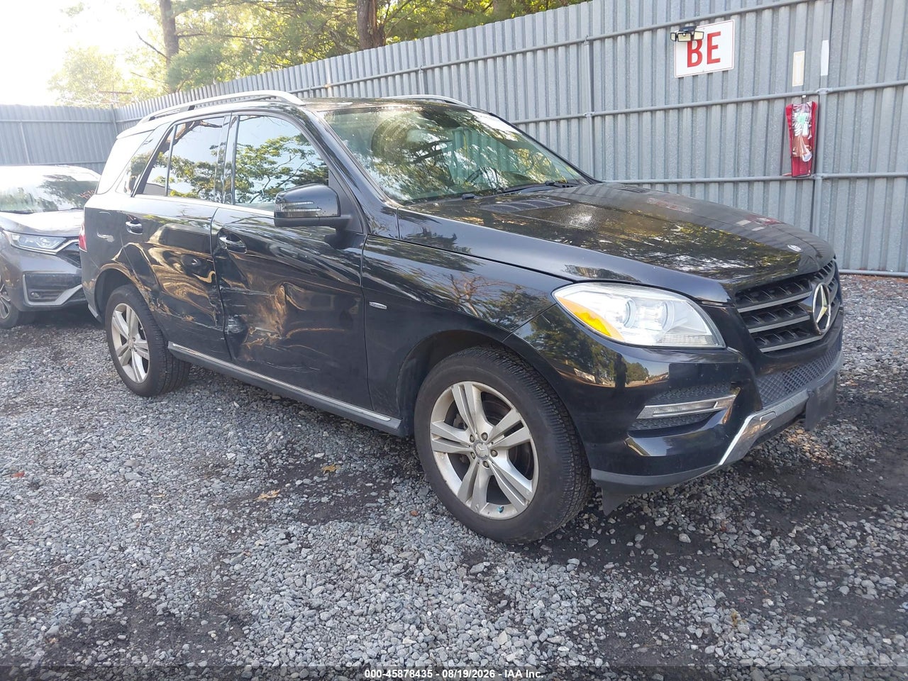 4JGDA5HB9CA****** · 2012 MERCEDES-BENZ ML 350 4MATIC