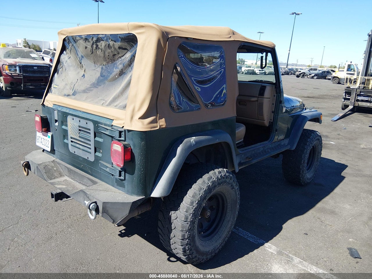 2000 JEEP WRANGLER SE · 4/11
