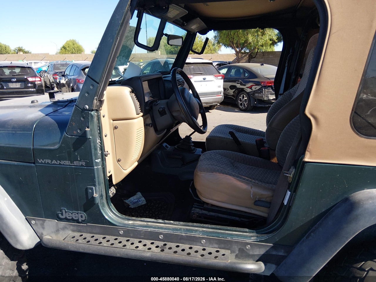 2000 JEEP WRANGLER SE · 5/11