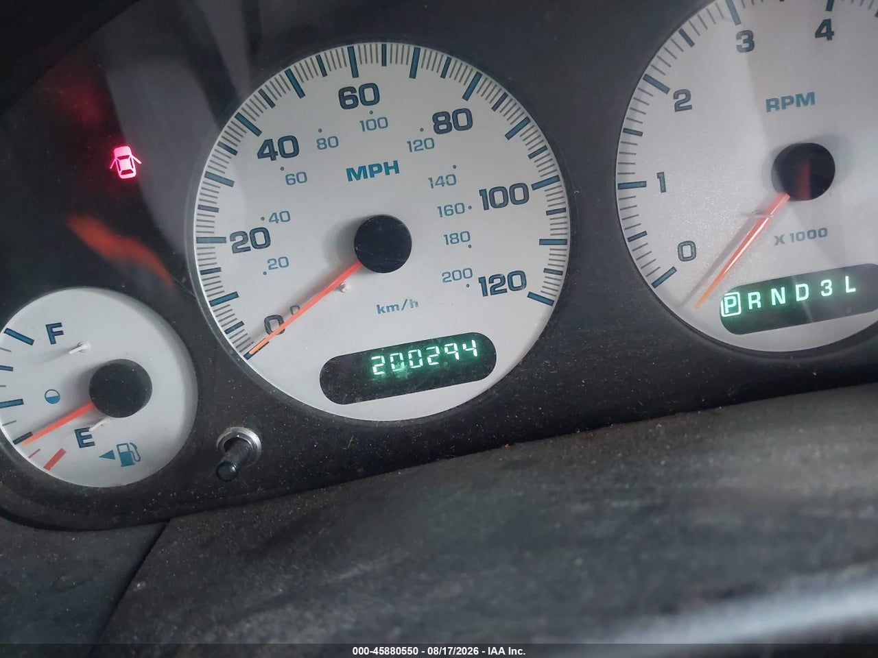 2B8GP443X1R****** · 2001 DODGE GRAND CARAVAN SPORT · 7/11