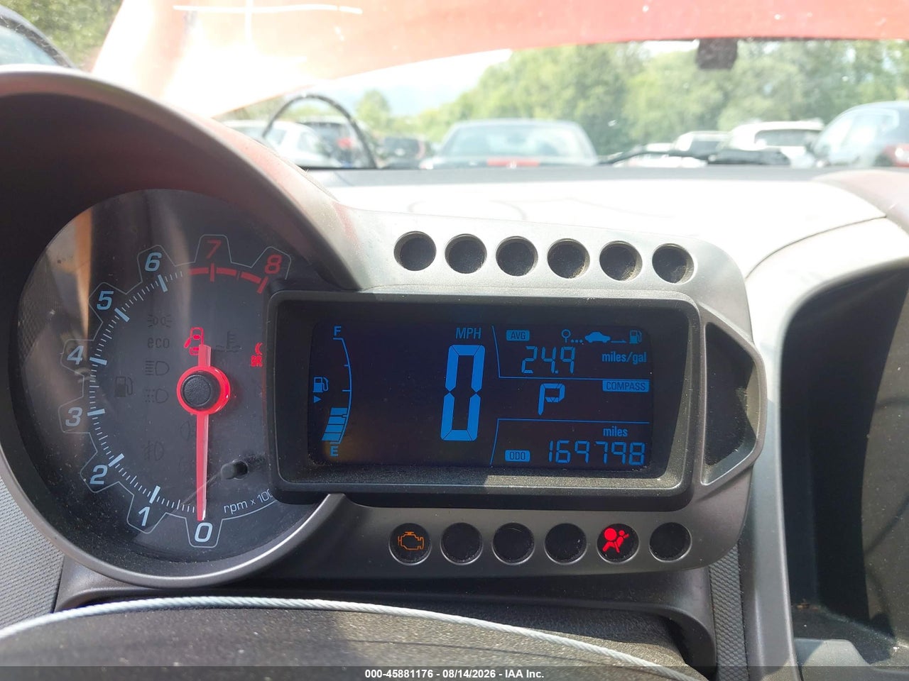 1G1JC5SH2C4****** · 2012 CHEVROLET SONIC 2LT · 7/11