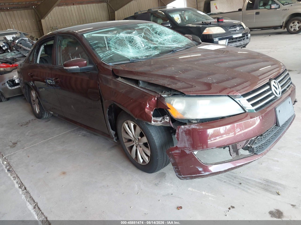 2013 VOLKSWAGEN PASSAT 2.5L S