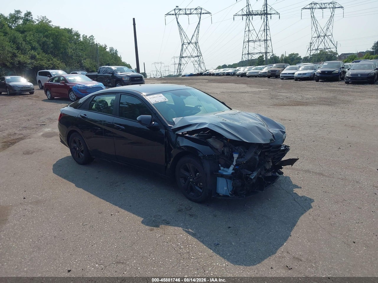 2023 HYUNDAI ELANTRA HYBRID BLUE