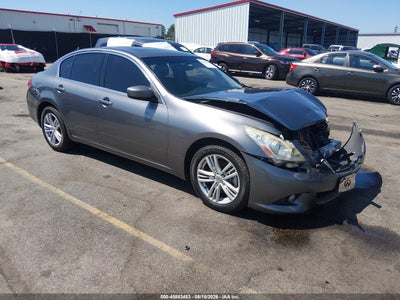 JN1DV6AR0CM****** · 2012 INFINITI G25X