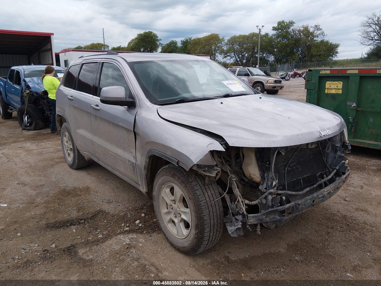 1C4RJFAG7EC****** · 2014 JEEP GRAND CHEROKEE LAREDO