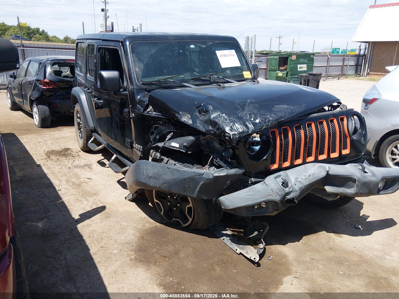 1C4HJXDN1JW****** · 2018 JEEP WRANGLER UNLIMITED SPORT 4X4