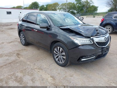 5FRYD4H47GB****** · 2016 ACURA MDX TECHNOLOGY   ACURAWATCH PLUS PACKAGES/TECHNOLOGY PACKAGE
