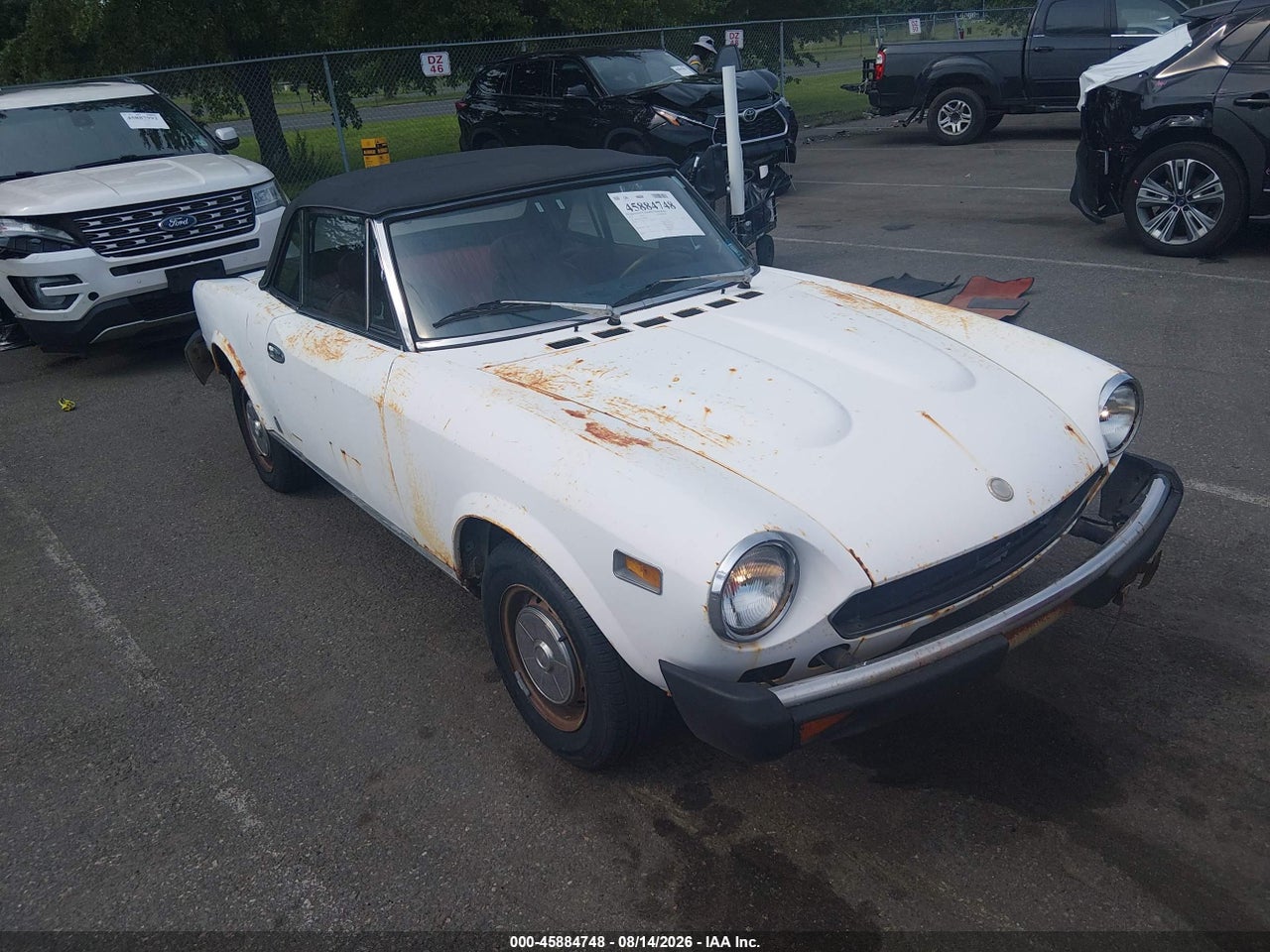 0000124CS10****** · 1978 FIAT 124 SPIDER