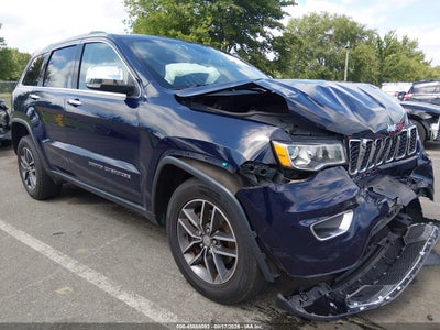 1C4RJFBG3JC****** · 2018 JEEP GRAND CHEROKEE LIMITED 4X4
