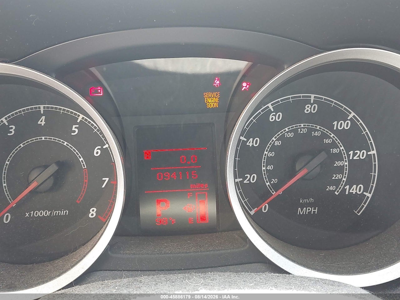JA32V2FW1EU****** · 2014 MITSUBISHI LANCER SE · 7/11