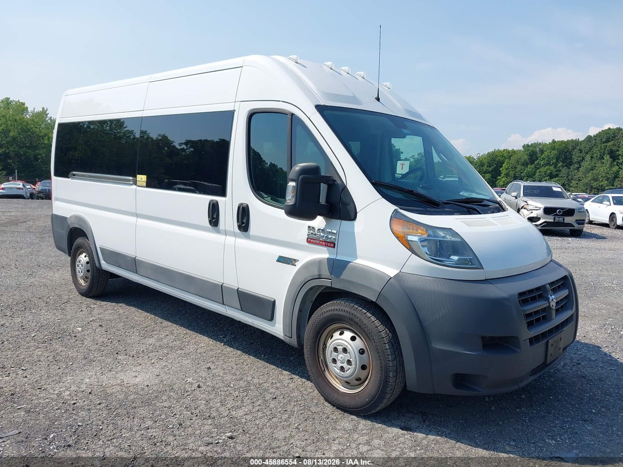 2018 RAM PROMASTER 2500 WINDOW VAN HIGH ROOF 159 WB