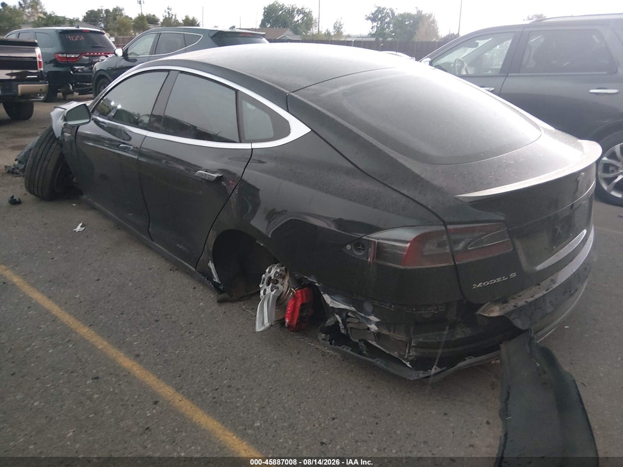 2014 TESLA MODEL S P85 · 3/9