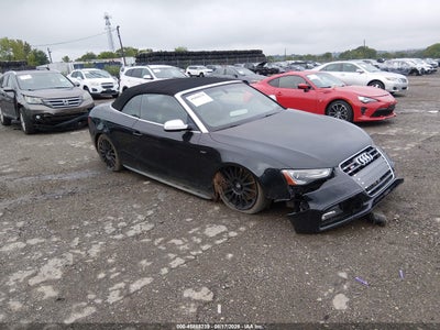 WAUCGAFHXDN****** · 2013 AUDI S5 3.0T PREMIUM PLUS