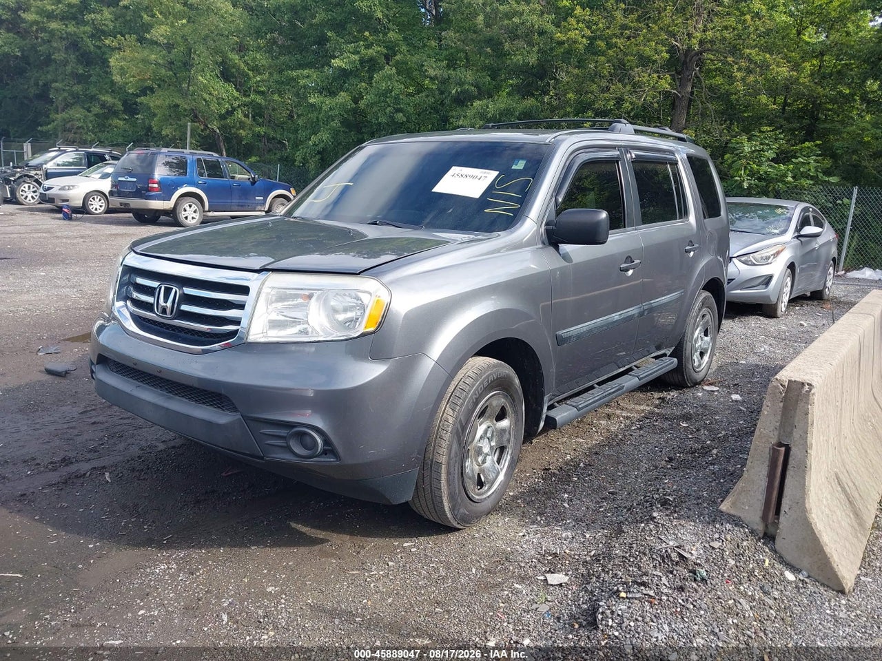 2012 HONDA PILOT LX · 2/11