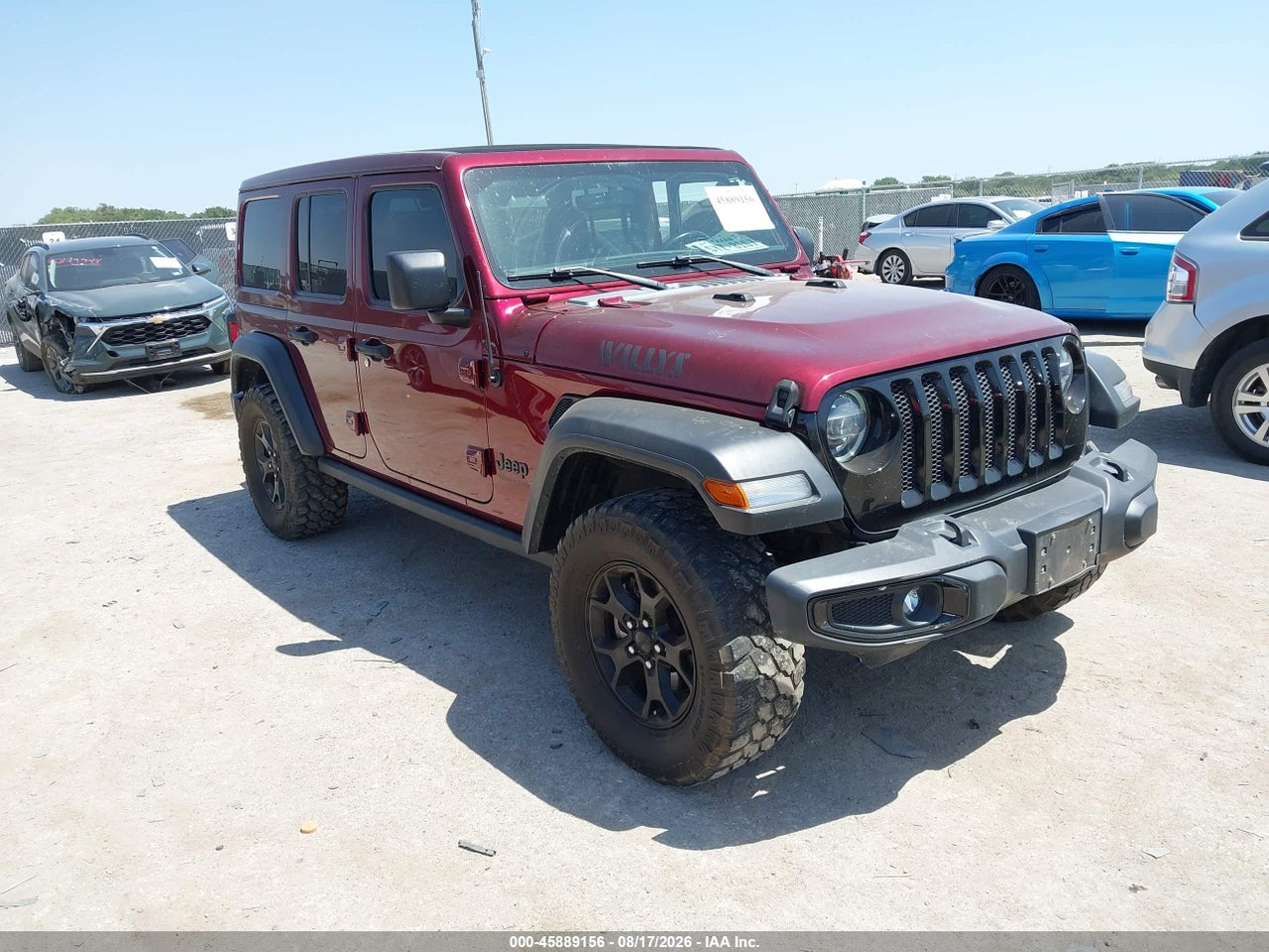 2021 JEEP WRANGLER UNLIMITED WILLYS 4X4