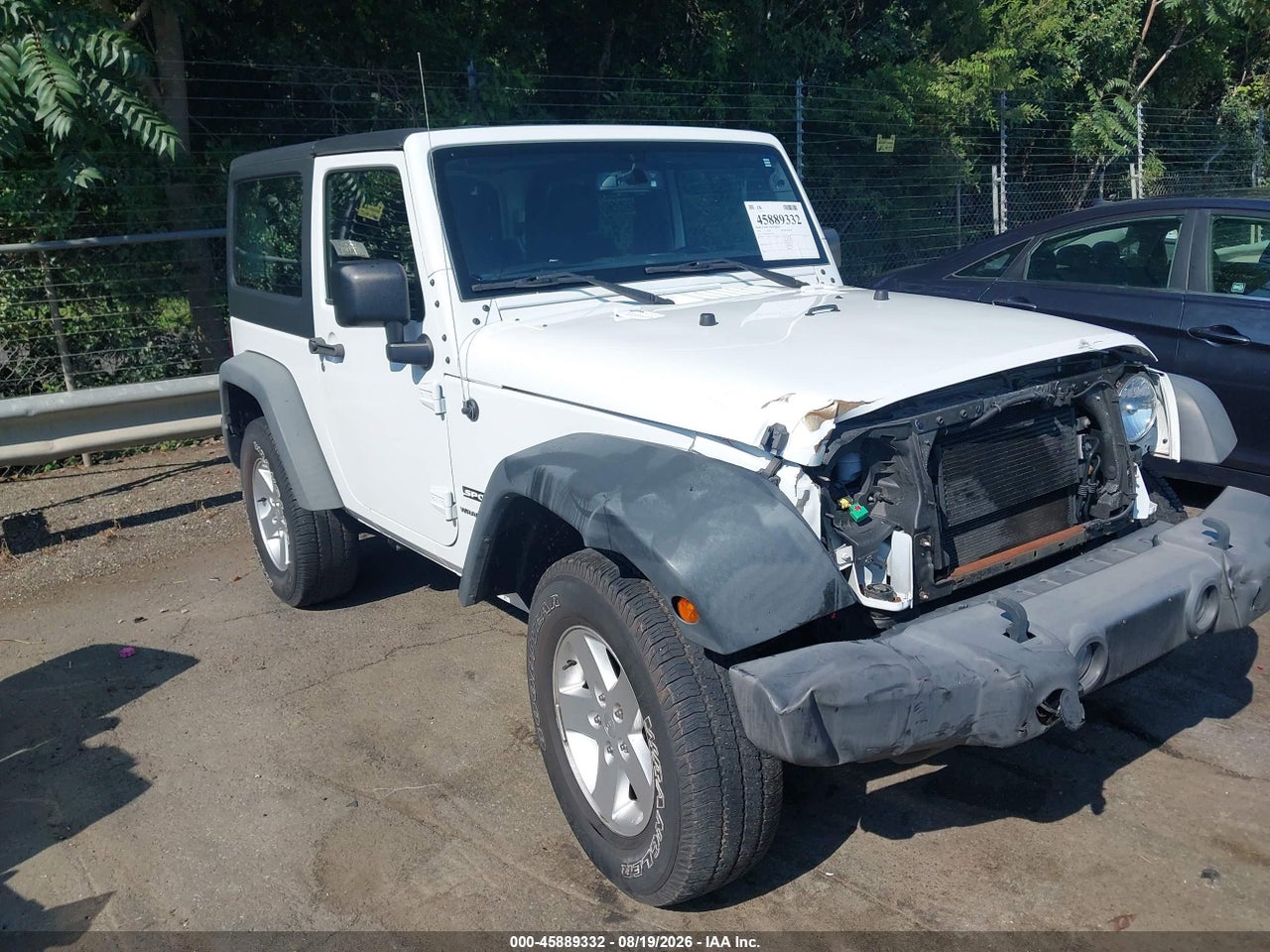 1C4AJWAG0JL****** · 2018 JEEP WRANGLER JK SPORT S 4X4