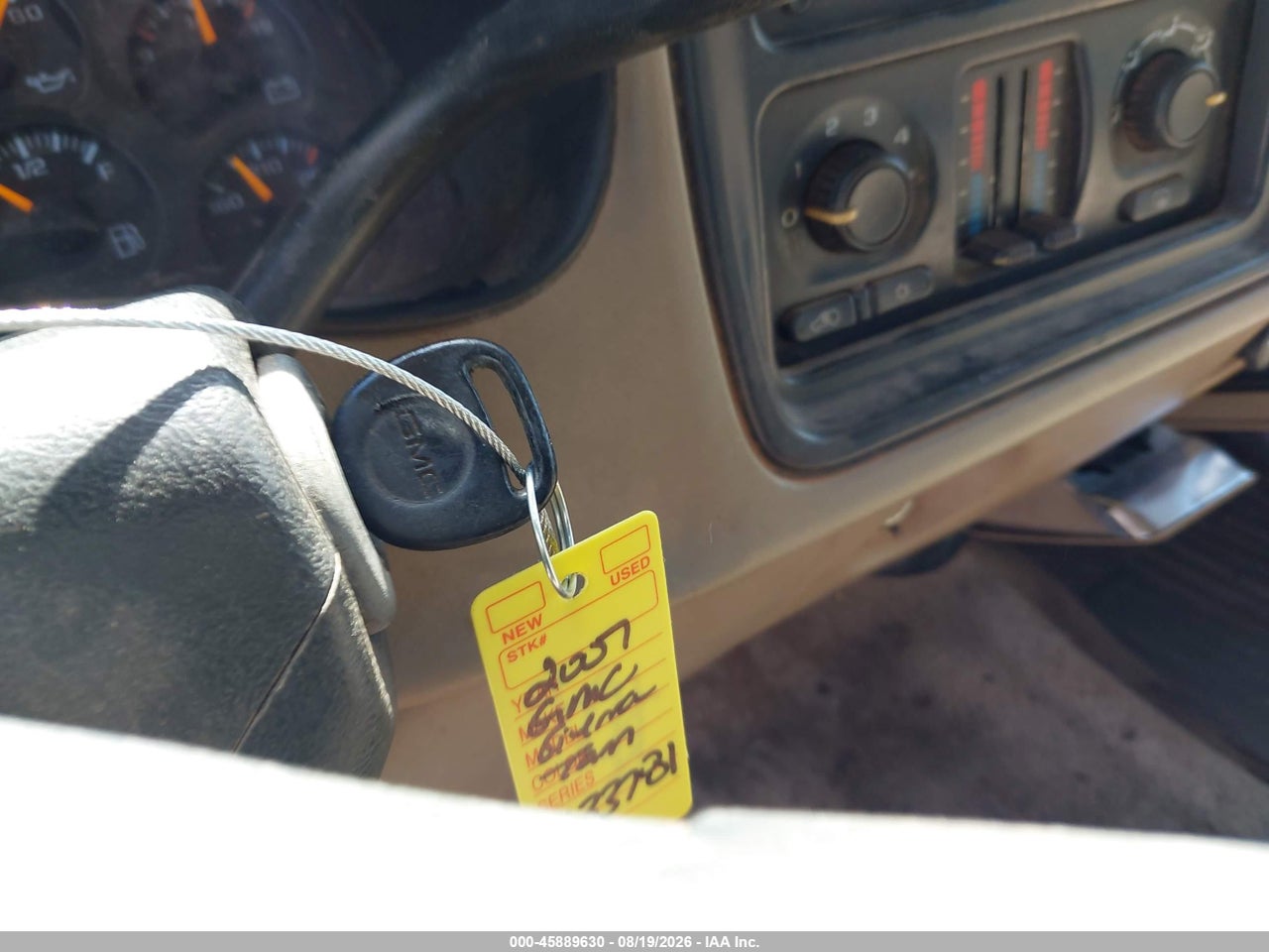 1GTHC29U37E****** · 2007 GMC SIERRA 2500HD CLASSIC SLE1 · 11/11