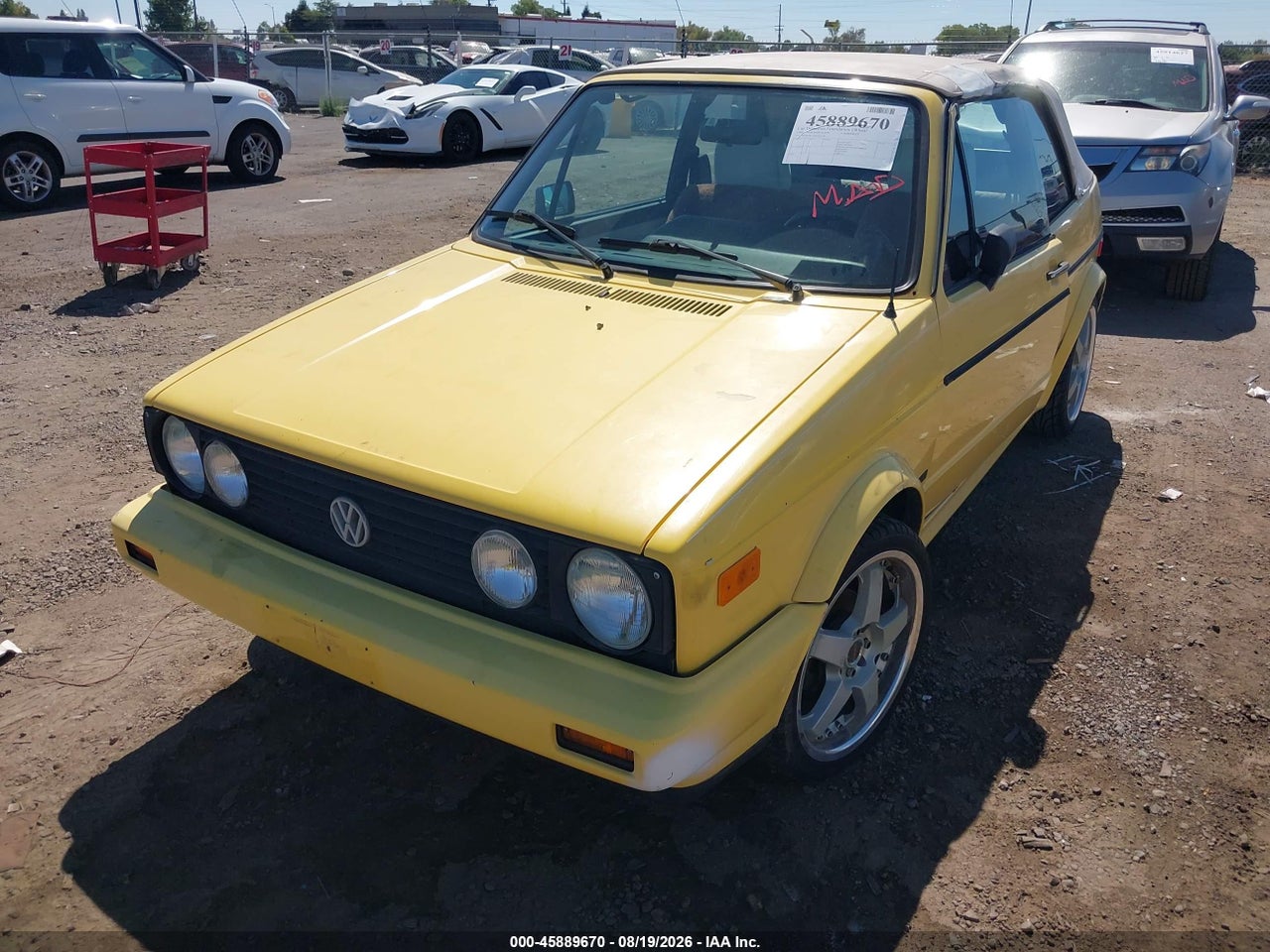 1990 VOLKSWAGEN CABRIOLET · 2/11