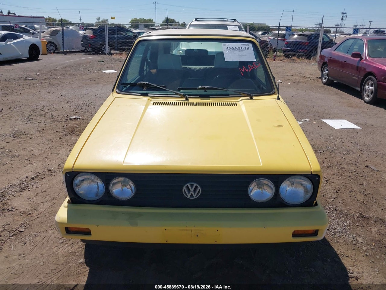 1990 VOLKSWAGEN CABRIOLET · 6/11