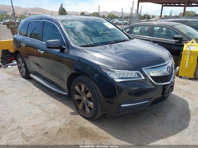 5FRYD4H92GB****** · 2016 ACURA MDX ADVANCE   ENTERTAINMENT PACKAGES/ADVANCE PACKAGE