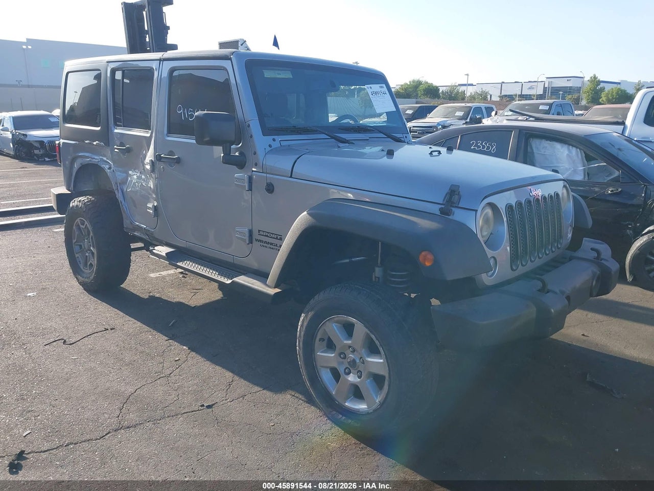 1C4HJWDG5GL****** · 2016 JEEP WRANGLER UNLIMITED SPORT