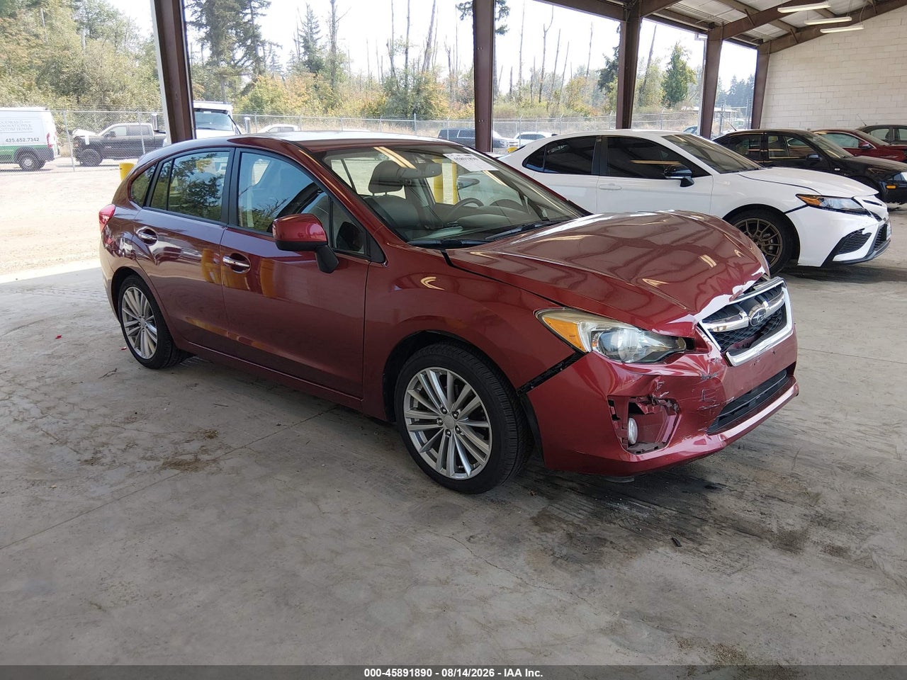 JF1GPAG69CH****** · 2012 SUBARU IMPREZA 2.0I LIMITED