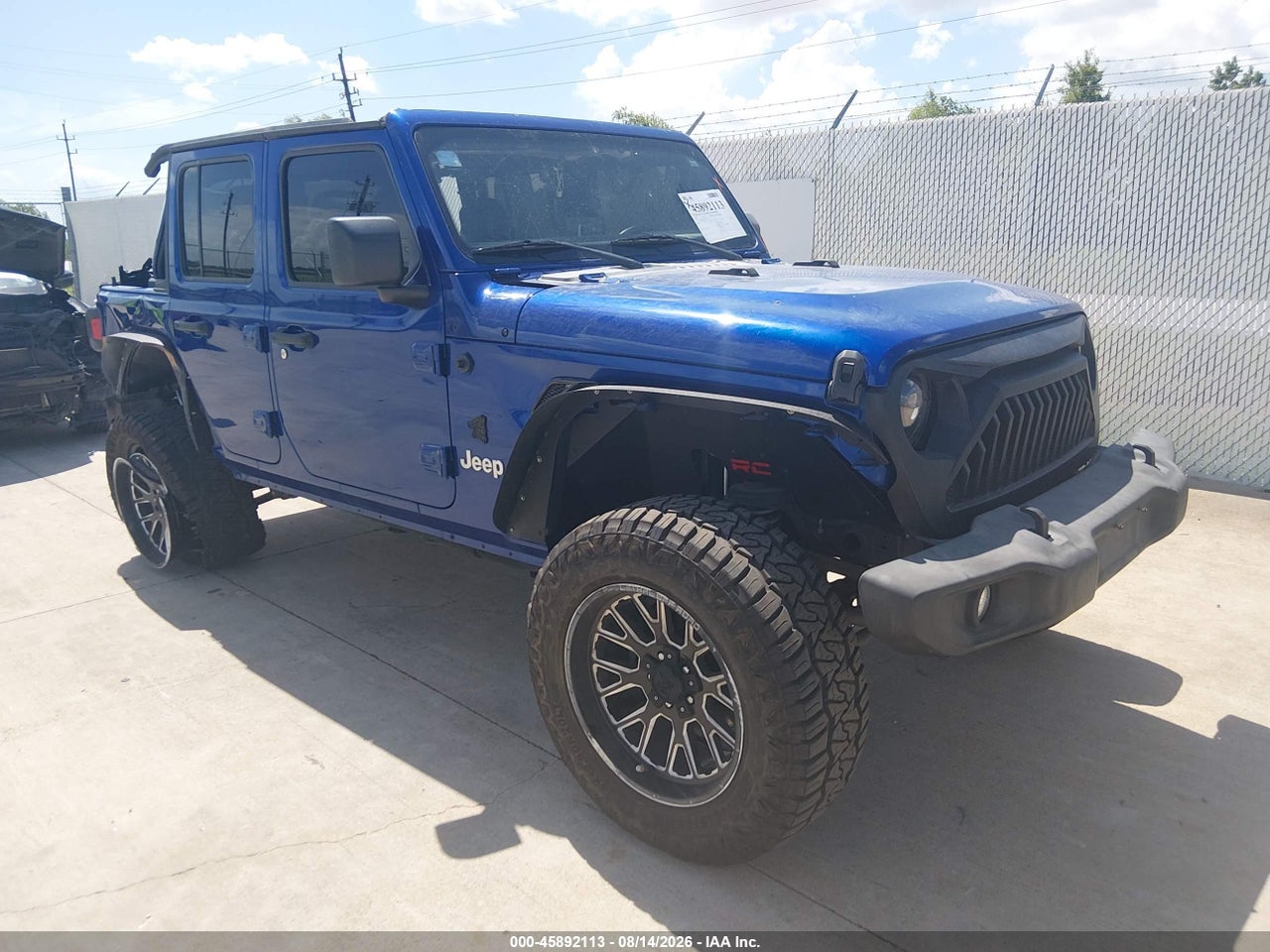 1C4HJXDG1KW****** · 2019 JEEP WRANGLER UNLIMITED SPORT S 4X4
