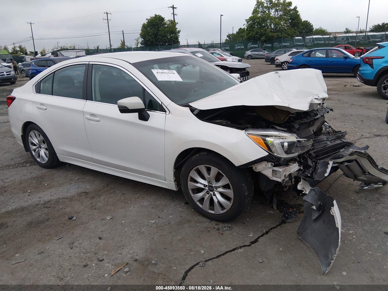 4S3BNAF69F3****** · 2015 SUBARU LEGACY 2.5I PREMIUM