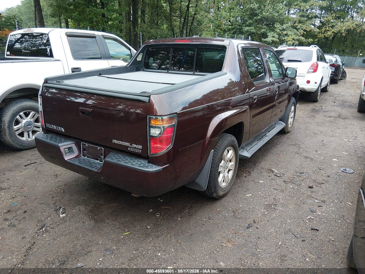 2HJYK16587H****** · 2007 HONDA RIDGELINE RTL · 4/11
