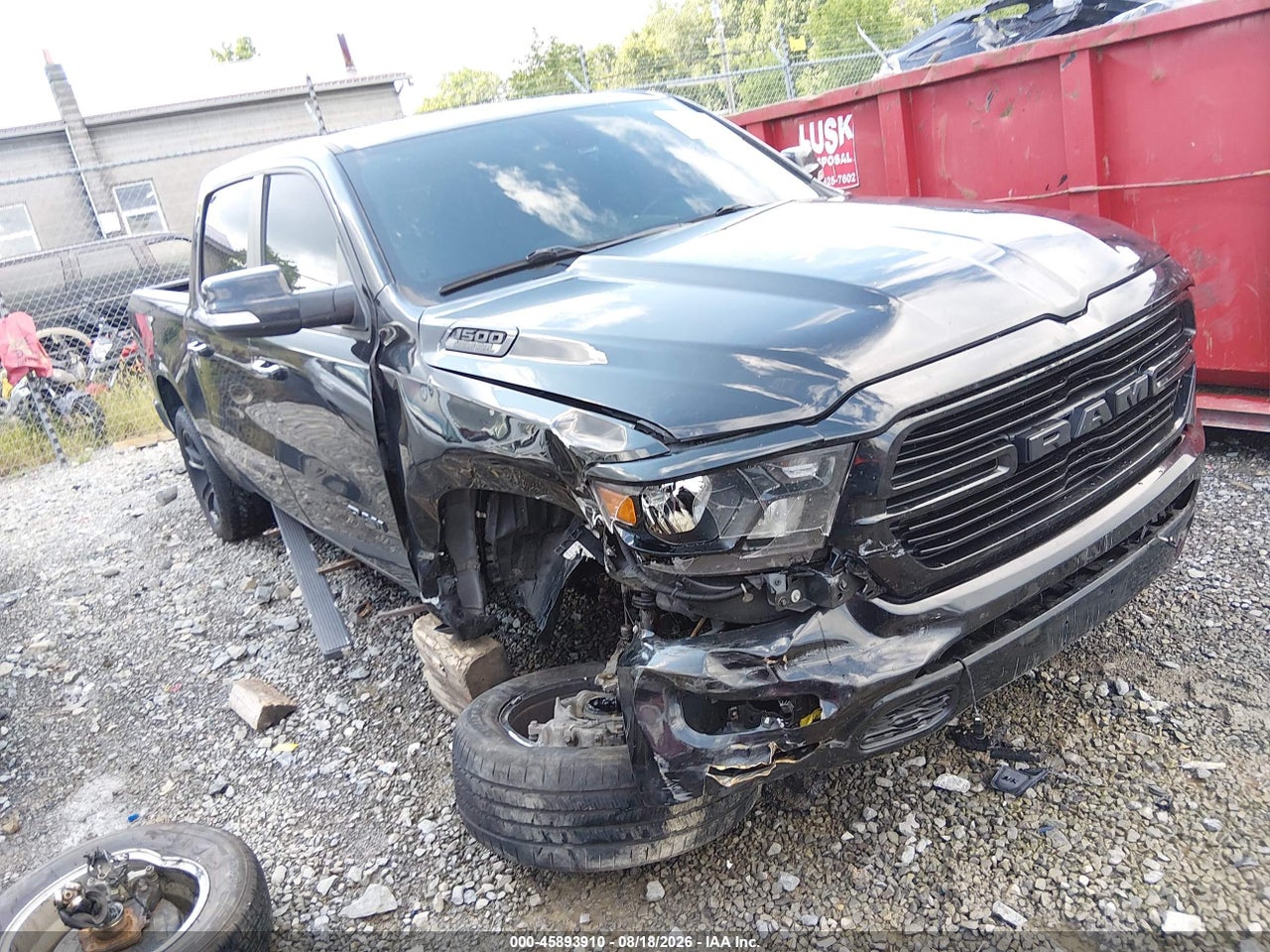 1C6SRFFTXKN****** · 2019 RAM 1500 BIG HORN/LONE STAR  4X4 5'7 BOX