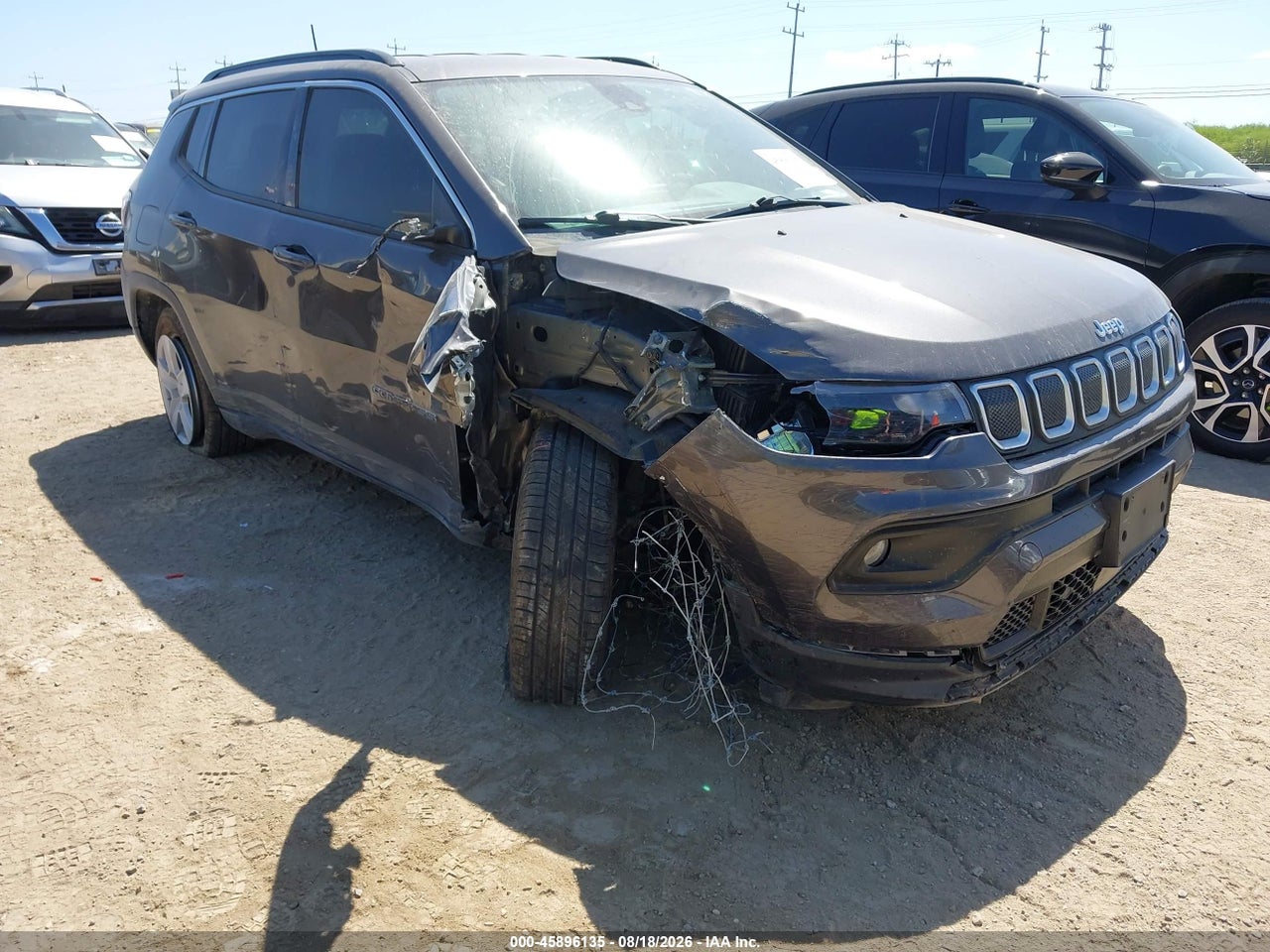 3C4NJCBB8NT****** · 2022 JEEP COMPASS LATITUDE FWD