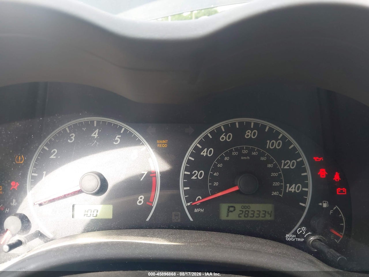 JTDBL40E299****** · 2009 TOYOTA COROLLA LE · 7/11