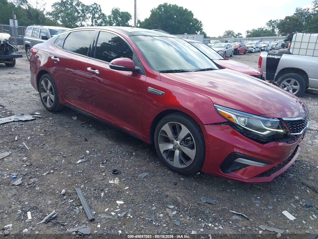 5XXGT4L36KG****** · 2019 KIA OPTIMA S